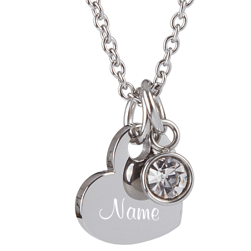 Bild von   personalisiertes herz collierpng | 🌟 Gravur nach Wunsch 🪄
