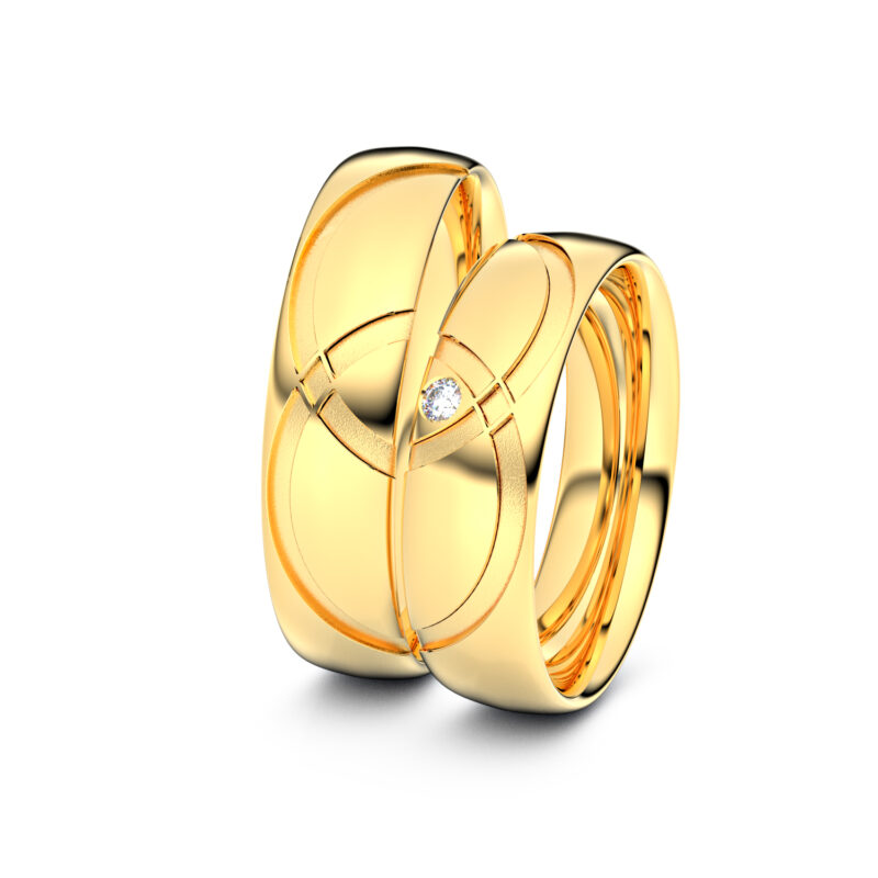 Bild von   modell tr doppelring erjpg | 🌟 Gravur nach Wunsch 🪄