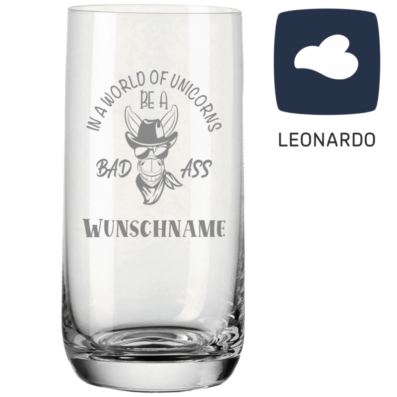 Bild von   trinkglas von leonardo mit wunpng | 🌟 Gravur nach Wunsch 🪄