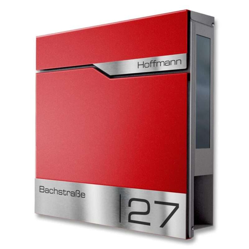 Bild von   metzler briefkasten mit sichtfjpg | 🌟 Gravur nach Wunsch 🪄