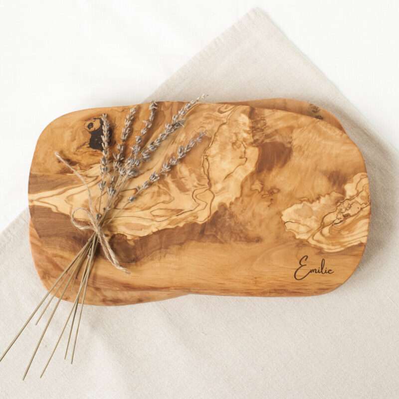 Bild von   schneidebrett olivenholz mit ijpg | 🌟 Gravur nach Wunsch 🪄