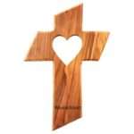 Bild von   personalisiertes kreuz mit herjpg | 🌟 Gravur nach Wunsch 🪄