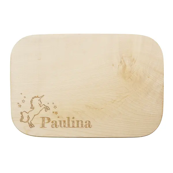 Bild von   schneidbrett mit einhorn und njpg | 🌟 Gravur nach Wunsch 🪄