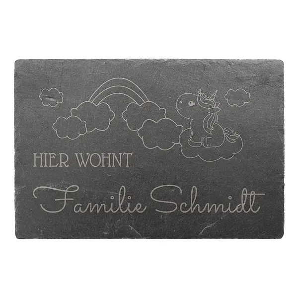 Bild von   dekoschild im einhorndesign mijpg | 🌟 Gravur nach Wunsch 🪄