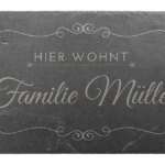 Bild von   vintage tuerschild aus schiefejpg | 🌟 Gravur nach Wunsch 🪄