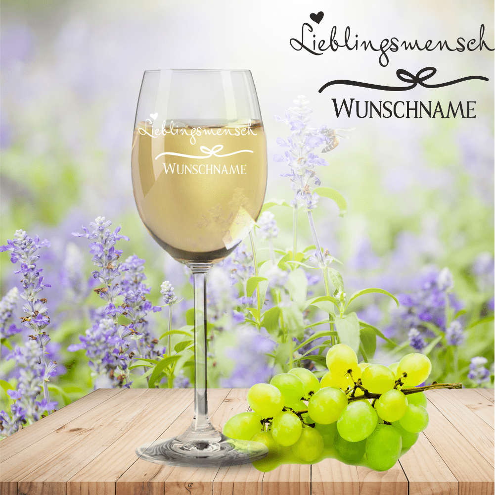 Bild von   weissweinglas von leonardo liepng | 🌟 Gravur nach Wunsch 🪄
