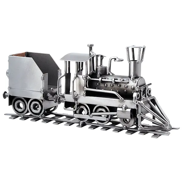 Bild von   lokomotive aus metalljpg | 🌟 Gravur nach Wunsch 🪄