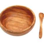 Bild von   babybreischale aus olivenholzjpg | 🌟 Gravur nach Wunsch 🪄