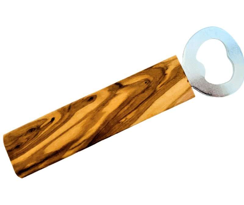 Flaschenöffner ECKI mit Griff aus Olivenholz
