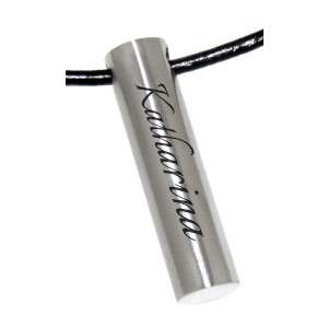 Bild von   anhaenger zylinder rund aus edjpg | 🌟 Gravur nach Wunsch 🪄