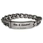 Bild von   schweres maennerarmband cm ljpg | 🌟 Gravur nach Wunsch 🪄