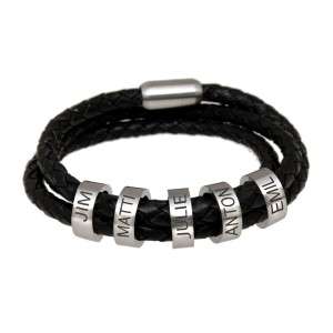 Bild von   armband aus leder braun oder sjpg | 🌟 Gravur nach Wunsch 🪄