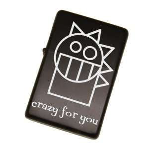 Benzin-Feuerzeug schwarz mit individueller Gravur