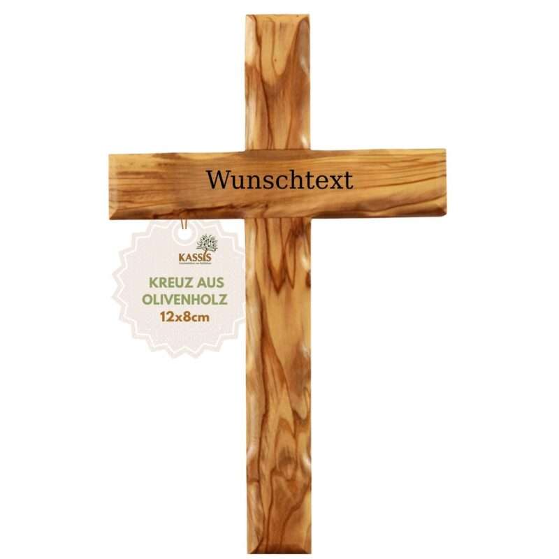 Bild von   schlichtes kreuz aus olivenholjpg | 🌟 Gravur nach Wunsch 🪄