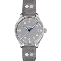 Bild von   fliegeruhr basis augsburg graujpg | 🌟 Gravur nach Wunsch 🪄