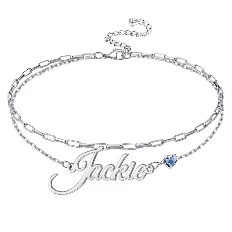 Bild von   fusskettchen aus sterlingsilbepng | 🌟 Gravur nach Wunsch 🪄