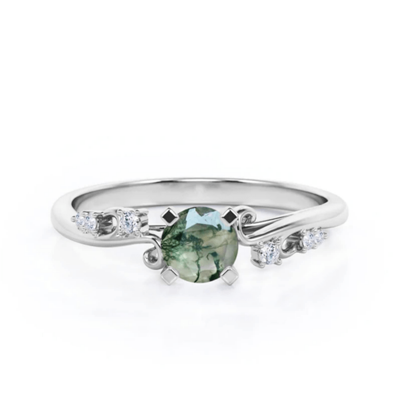 Bild von   verlobungsring aus sterlingsilpng | 🌟 Gravur nach Wunsch 🪄