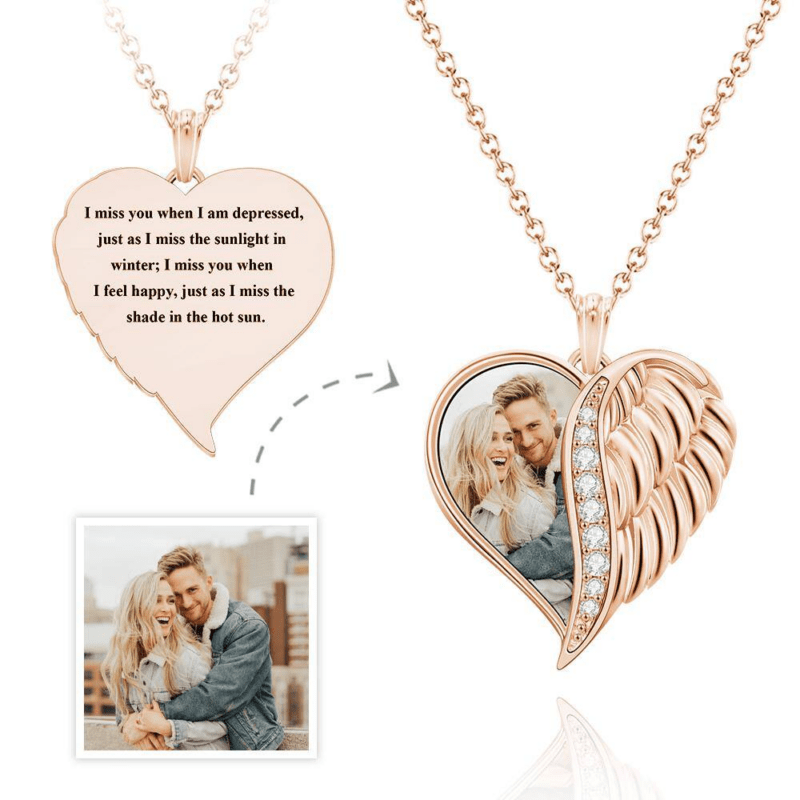 Bild von   sterling silber engelsfluegelpng | 🌟 Gravur nach Wunsch 🪄