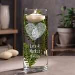 Bild von   runde vase mit gravur fingerjpg | 🌟 Gravur nach Wunsch 🪄