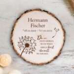 Bild von   personalisierte baumscheibe mijpg | 🌟 Gravur nach Wunsch 🪄