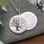 Bild von   kette silber mit gravur und jpg | 🌟 Gravur nach Wunsch 🪄