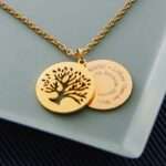 Bild von   kette gold mit gravur und  anjpg | 🌟 Gravur nach Wunsch 🪄