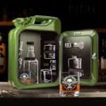 Bild von   gruene kanister mini bar mit jpg | 🌟 Gravur nach Wunsch 🪄