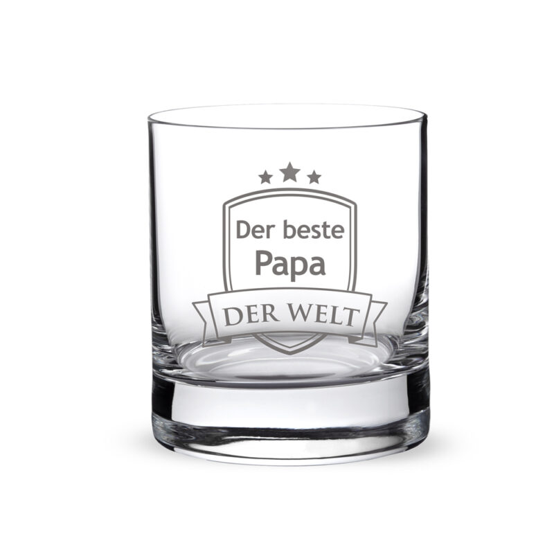 Bild von   whiskyglas mit gravur fuer papjpg | 🌟 Gravur nach Wunsch 🪄