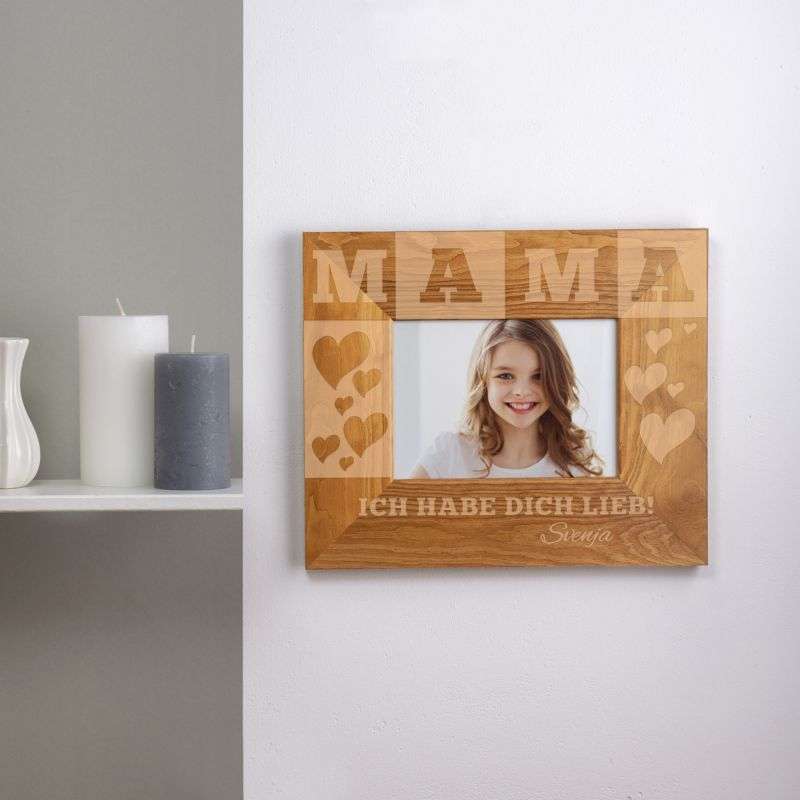 Bild von   bilderrahmen mit gravur fuer mjpg | 🌟 Gravur nach Wunsch 🪄