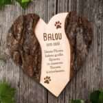 Bild von   holzherz mit gravur hunde gejpg | 🌟 Gravur nach Wunsch 🪄
