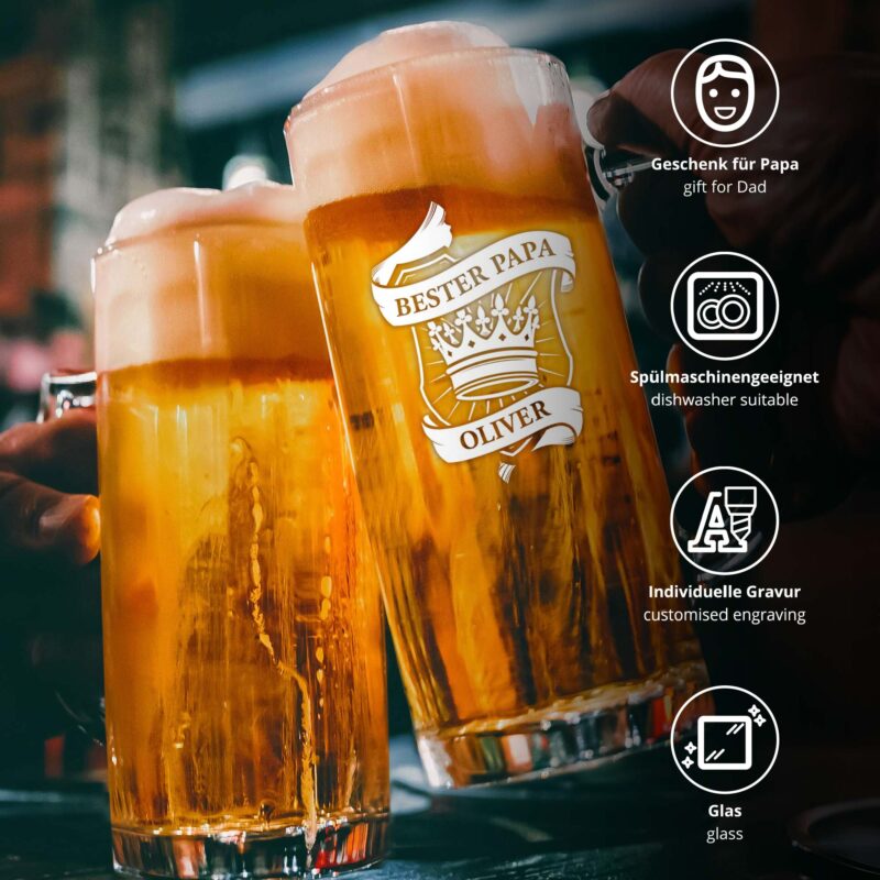 Bild von   bierkrug mit gravur bester pjpg | 🌟 Gravur nach Wunsch 🪄