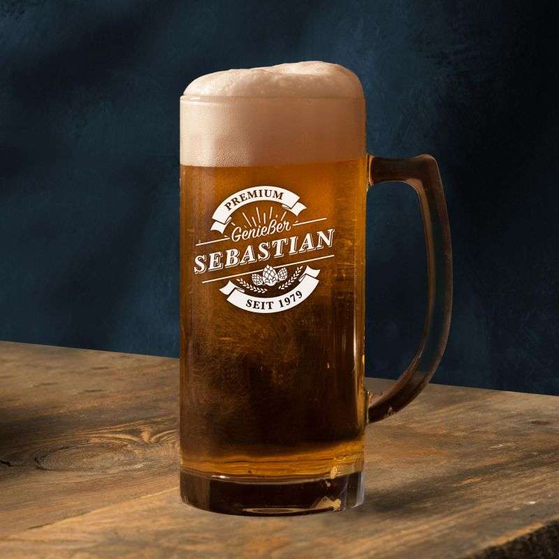 Bild von   bierkrug mit gravur premiumjpg | 🌟 Gravur nach Wunsch 🪄