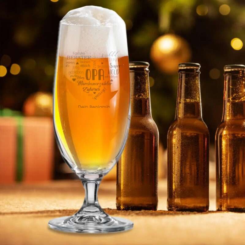 Bild von   tolles bierglas mit individueljpg | 🌟 Gravur nach Wunsch 🪄