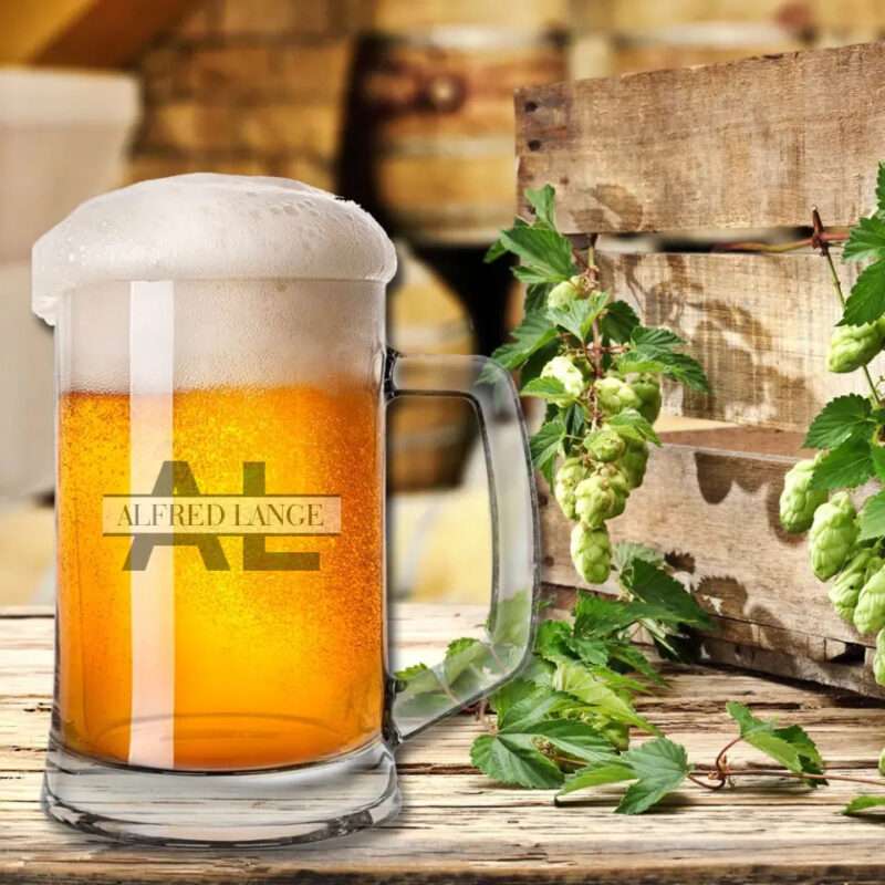Bild von   eleganter bierkrug  oder jpg | 🌟 Gravur nach Wunsch 🪄