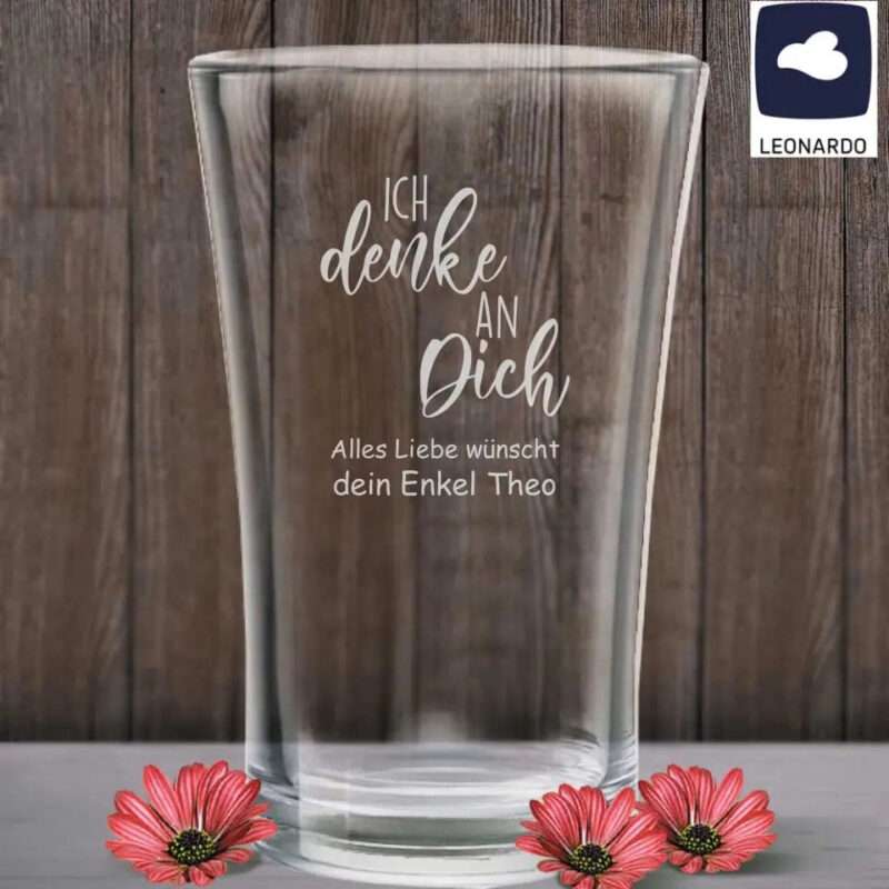 Bild von   persoenliche vase von leonardojpg | 🌟 Gravur nach Wunsch 🪄