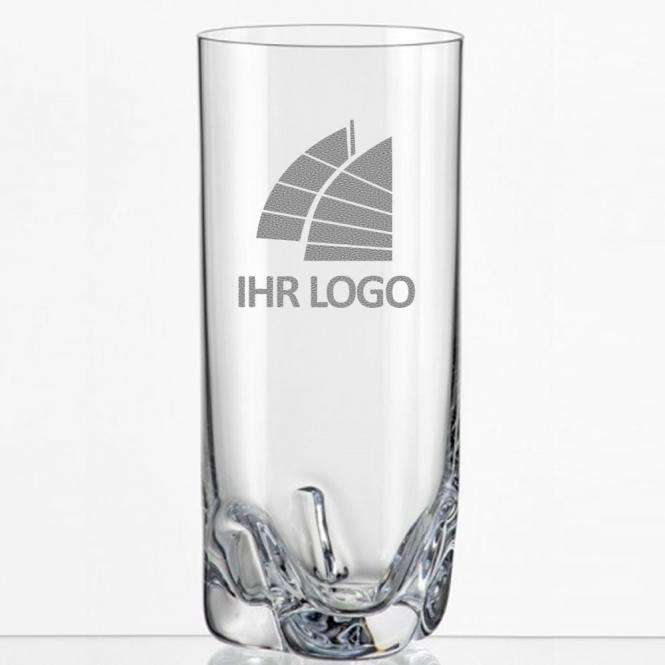 Cocktailglas / Trinkglas mit Gravur deines Logos / Designs 0,3 l