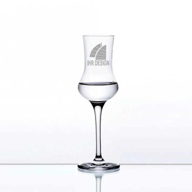 Grappaglas mit Gravur deines Logos / Designs
