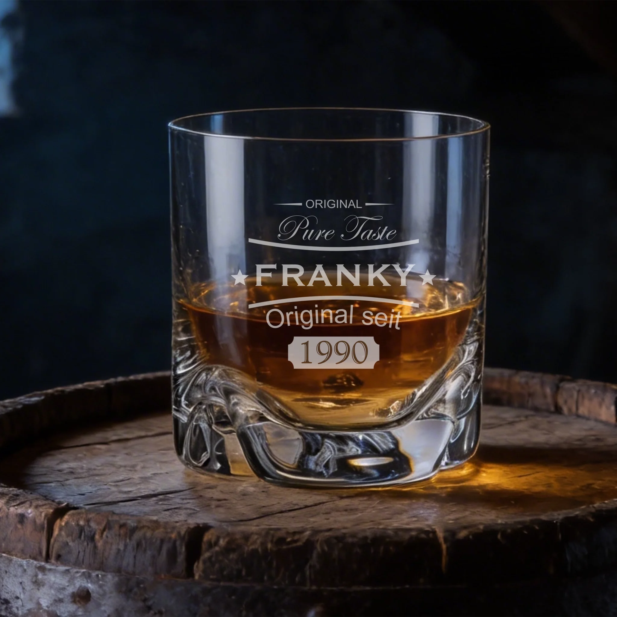 Whiskyglas Geschenk mit individueller Gravur