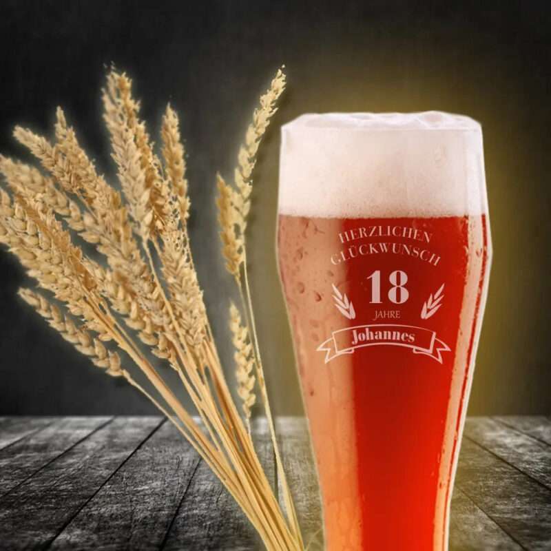 Bild von   weizenbierglas mit persoenlichjpg | 🌟 Gravur nach Wunsch 🪄