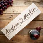 Bild von   weinkiste mit gravur herz undjpg | 🌟 Gravur nach Wunsch 🪄