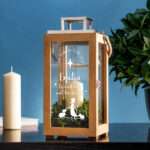 Bild von   holz laterne mit gravur zur tajpg | 🌟 Gravur nach Wunsch 🪄