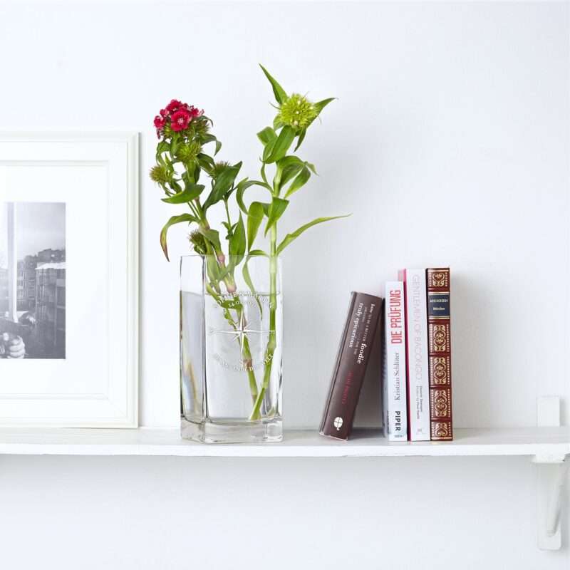 Bild von   vase mit gravur kompass liebjpg | 🌟 Gravur nach Wunsch 🪄