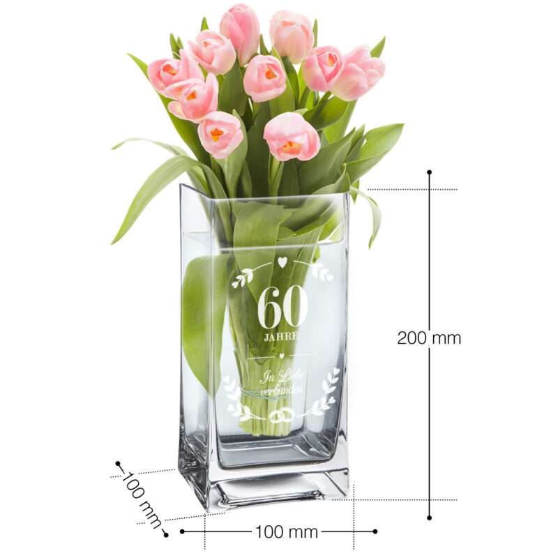 Bild von   vase mit gravur diamanthochzjpg | 🌟 Gravur nach Wunsch 🪄