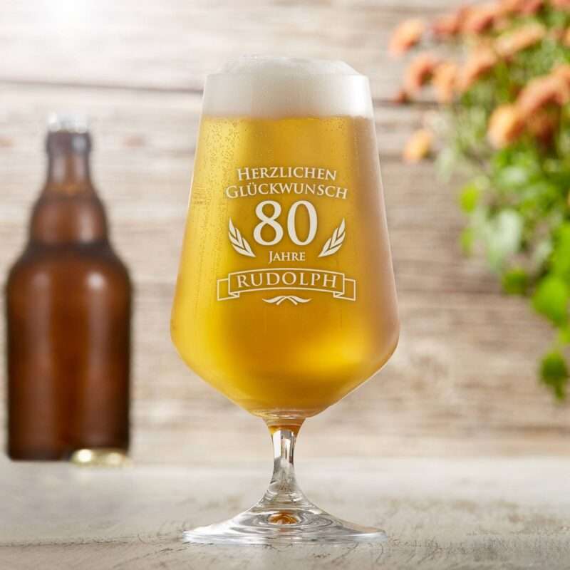Bild von   bierglas mit gravur  gebujpg | 🌟 Gravur nach Wunsch 🪄
