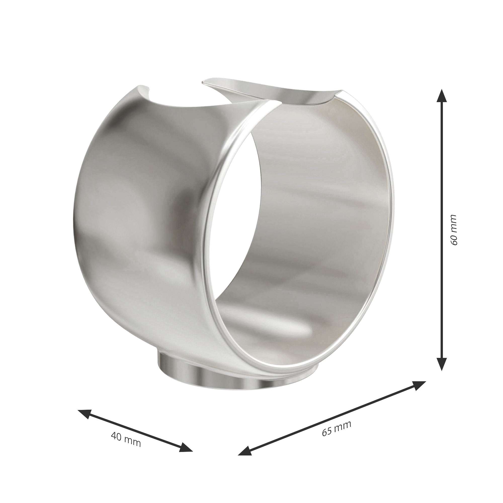 Diamant Kristall mit Gravur zur Hochzeit und Ring Displayständer Silber