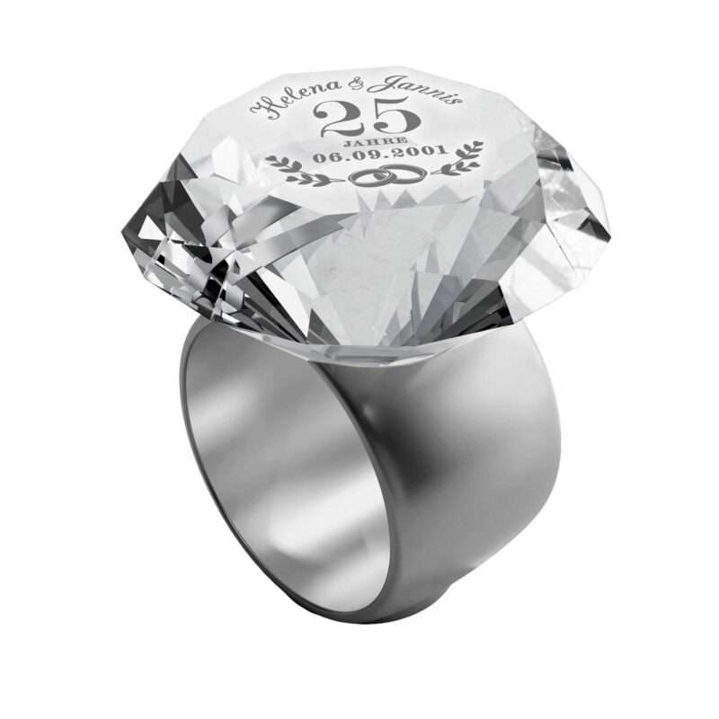 Bild von   diamant kristall mit gravur zujpg | 🌟 Gravur nach Wunsch 🪄