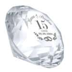 Bild von   diamant kristall mit gravur zujpg | 🌟 Gravur nach Wunsch 🪄