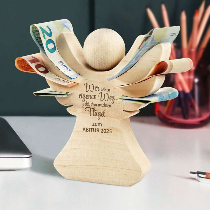 Bild von   engel aus holz mit gravur zumjpg | 🌟 Gravur nach Wunsch 🪄