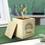 Bild von   zauberbohne mit gravur zur taujpg | 🌟 Gravur nach Wunsch 🪄