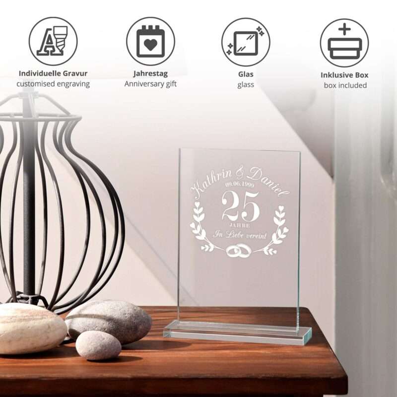 Bild von   glas pokal mit gravur silberjpg | 🌟 Gravur nach Wunsch 🪄